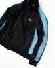 Mensjackor Blue Stripe Needles Jacket Män kvinnor Casual Coats Butterfly Brodery Awge Ytterkläder 230831