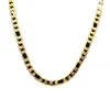 Ketting 24k geelgouden gevulde Men039S ketting Bracelet Set Figaro Curb Chain 200390392203903924039039268595120135217777