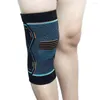 膝パッドジムボディービルジョイント痛みナイロン圧縮ブレースワークアウトサポートニットスリーブ