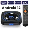 Set Top Box Transpeed Android 12 TV BOX Allwinner H618 Dual Wifi Quad Core Cortex A53 Unterstützung 8K Video 4K BT Voice Media Player Set Top Box 230831