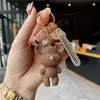 Net Red Anti-loss Car Key Chain Female Fashion Creative Cute Exquisite Bear Couple Backpack Hanging Ornaments