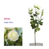 Dekorativa blommor 1 datorer 60 cm Artificial Rose Silk Wedding Home Decor House Room Decoration Gift F728