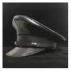 Berretti 100 Pelle Nero Cappello Militare Germania Ufficiale Visiera Berretto Esercito Corticale Steampunk Occhiali Cosplay Halloween 230830