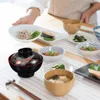 Миски мисо миска маленькие суп -контейнеры японская китайская соленая пластиковая рис изыскание