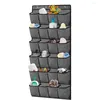 Boîtes de rangement 1x 24 grilles murales, organisateur d'articles divers, organisateur de sacs de placard en tissu Non tissé suspendu au-dessus de la porte, boîte en tissu