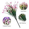 Dekorativa blommor 12st konstgjorda blommor DIY WREATH REAL Touch Bouquet Fake For Spring Party Wedding Decoration Home Supplies