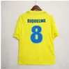 2005 2006 Maglia da calcio retrò Villarreal home gialla 05 06 Maglia da calcio vintage classica qualità tailandese Camisa de futebol # 8 RIQUELME # 5 FORLAN # 15 KROMKAMP # 21 CAZORLA 66