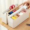 Scatole portaoggetti Contenitori Cestino doccia portatile con manico in legno Scatola portaoggetti da tavolo con scomparti Organizer da cucina impermeabile per bagno Caddy 230830