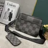 Eclipse Reverse Luxurys Designer-Taschen Prägung Umhängetasche 3-teiliges Set in Luxustaschen Mode schwarze Messenger Bags Handtasche für Männer 666656