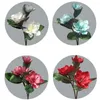 Fiori decorativi Simulato fiore di magnolia Ufficio artificiale Soggiorno Disposizione di nozze con foglie Decorazione domestica