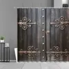 Rideaux de douche anciennes rideaux de douche de porte en bois