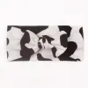 Novo bebê leopardo impressão bandana acessórios de cabelo crianças borda larga traceless bowknot headbands crianças faixa de cabelo