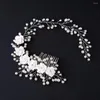 Hair Clips Ornaments Pography Tool Wedding Jewelry Comb Pin Flower Crystal Bride Hairband Tiaras Crown Pearl