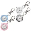 Wristwatches Luminous Watch Pendant Watches Small Pocket Women Keychains Clip-on Nurses