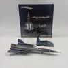 Flygplan Modle Diecast Metal Alloy Jet Toy 1 144 Skala SR-71 SR71 Blackbird Aircraft Plan Model Toy for Collection 230830