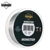 Ligne tressée SeaKnight marque MONSTER T1 série revêtement fluorocarbone ligne de pêche 100 M ligne de pêche monofilament Leader ligne coulante 230830