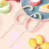 Cake Tools 60 Topper Blish Dhinestones 60. urodziny lub rocznica przyjęcia Pick Decoration ()