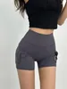 Shorts pour femmes tvvovvin 2023 Été sexy hanche basique enveloppe serrée enveloppe élastique haute taille mincerothésie yoga fitness pour femmes jpq7