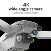 Симуляторы KDBFA 2023 Новый E88 Pro New WiFi FPV Drone Широкол HD 4K 1080p Высота камеры удерживает RC складной квадрокоптер Dron Helicopter Toys x0831