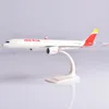 Aeronave modle jason tutu 1/200 escala iberia airbus a350 avião modelo avião modelo montar avião de plástico gota 230830