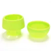 الوعاء الزهور البلاستيكي للمزارعين للنباتات الخضراء النباتية Coloful Flowerpot Home Office Decoration Garden Supplies 7cm 6.5cm