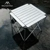 Table pliable de Camping ultralégère et Portable, en alliage d'aluminium, pour l'extérieur, pour voyage, pique-nique, café