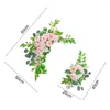 Fiori decorativi 2 mazzi di fiori artificiali resistenti agli agenti atmosferici, non necessitano di irrigazione, facile manutenzione, piena fioritura, sfondo, arco, benvenuto, bomboniera