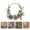 Decorative Flowers The Sign Home Wreath Creative Pendant Door Window Realistic Flower Wedding Hanging Decor