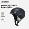 Casques de cyclisme Casque de ski vectoriel sécurité intégralement moulé Snowboard moto amovible Ski neige mari hommes femmes enfant enfants 230830