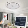 Solar Garden Lights Plafondlamp Binnen Buiten 50W 100W 150W 200W met afstandsbediening Decoratie Verlichting voor Garage Tuin LL