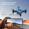 Simulators Mini drone 360 flip-over quadcopter foldable remote control aircraft one-touch landing automatic hovering helicopter novice toy x0831