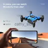 Simulators Mini drone 360 flip-over quadcopter opvouwbare afstandsbediening vliegtuigen one-touch landing automatische zwevende helikopter beginnende speelgoed x0831