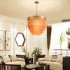 Lâmpadas pendentes pós-moderna luz luxo borla lustre designer criativo iluminação decorativa nordic sala de estar quarto teto
