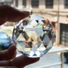 Clear Cut Crystal Sphere 40-80MM Faceted Gazing Ball Prisms Suncatcher Home Decor HKD230828