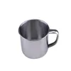 250 ml rostfritt stål kaffete mugg kopp camping resediameter 7 cm ölmjölk espresso isolerad spridning kopp kopp