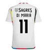 2023/24 Benficas DI MARIA Soccer jerseys 2024 NERES AURSNES A.CABRAL Shirt Mens KOKCU J.MARIO RAFA OTAMENDI Kids kit Football Uniforms