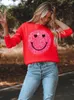 Frauenpullover Fitshinling Koreanische Mode Kawaii Pullover Frauen Pullover Kleidung Lustige 2023 In Pulls Femme Gestrickte Tops Jumper Verkauf