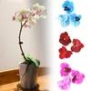 Dekorative Blumen, 10 Stück, Phalaenopsis-Blütenkopf, künstlicher Schmetterling, Orchidee, DIY, Hochzeit, Weihnachtsdekoration, Schieß-Requisiten, Zubehör