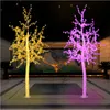 LED Kristall Drop Kleber Lichtbaumlichter LED -Simulation Kirsch Bauhinia LED -Baumlichter Landschaftsleuchten