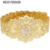ベルトNeovisson Algeria Women Caftan Belt Gold Silver Color Color Chain調整可能長230831