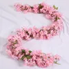 Dekorativa blommor Simulering 1.7m Violet Artificial Flower Valentine's Day Wedding Wall Hanging Basket Fake Party Decoration Orchid