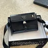 Designer Herren Umhängetaschen Messenger Bag Mode Frau Schulter Cross Body Neue schwarze Nylon und Leder Handytasche Geldbörsen