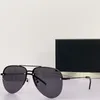 New fashion design pilot sunglasses 11M metal half frame rimless lens classic simple and popular style outdoor UV400 protection eyewear