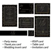 Carte personalizzate Grazie per la confezione regalo aziendale Decorazione Cartolina d'auguri personalizzata per invito a nozze Cartolina LST230831