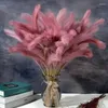 Decorative Flowers 60cm Fluffy Pampas Reed Boho Decor Fake Plant Encrypted Mock Artificial For Wedding Party Home