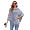 Kobiety swetry moda swobodny płaszcz swetra kobiet pullover cape dziewczynka streetwearu szal Tassel Tops Lady's Onymie Płaszcze