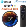 Set Top Box VONTAR H1 Android 12 TV Box Allwinner H618 Quad Core Cortex A53 Suporte 6K 4K BT Wifi6 Google Voice Media Player Set top box 230831