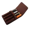 Pencil Bags 3 Color Pencil Bag Pen Case for Fountain Pen PU Holder Display Pouch Storage Large Capacity Waterproof Office Business Style HKD230831