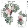 Fleurs décoratives Amazon artificielles pour arc de mariage, ensemble de deux pièces, décoration de fond de réception