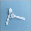 0 5g gram 1ML Plastic Scoop PP Spoon Measuring Tool for Liquid medical milk powder - 200pcs lot OP1002219e